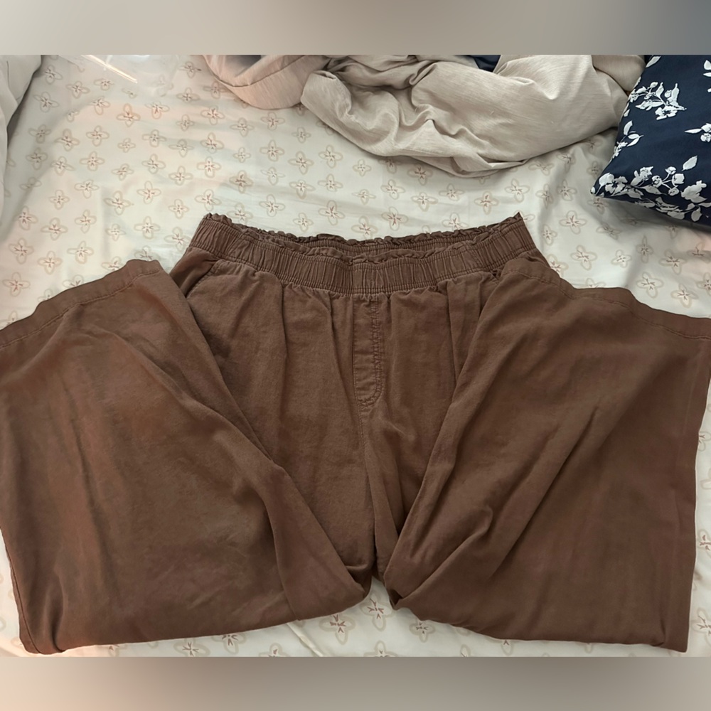Old Navy Brown Wide-Leg Lounge Pants